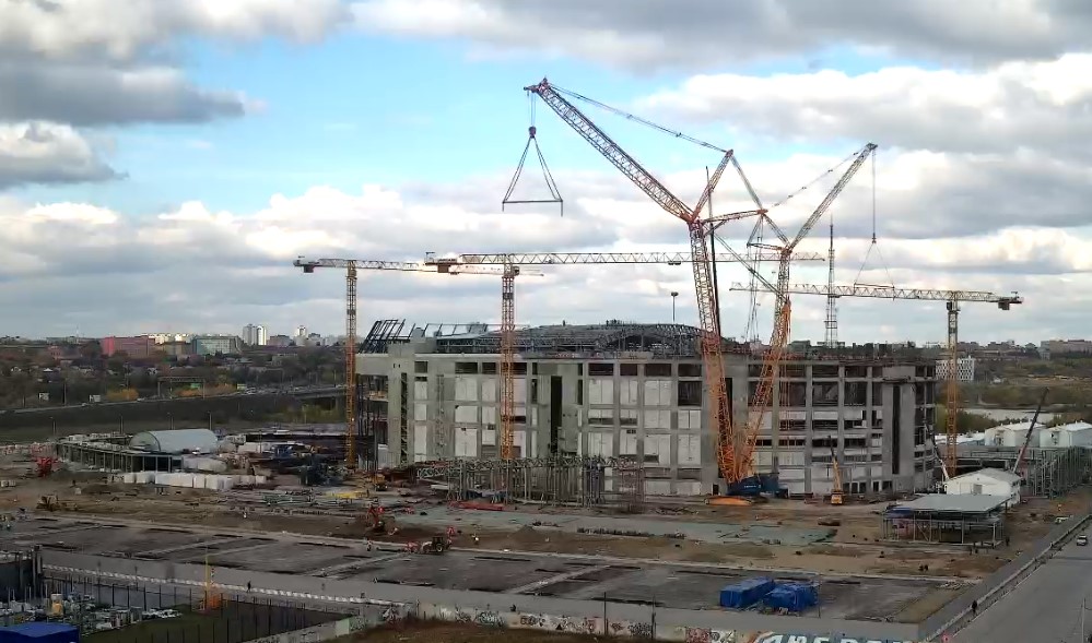 Техническая готовность «Арены Омск» составила уже 35 %