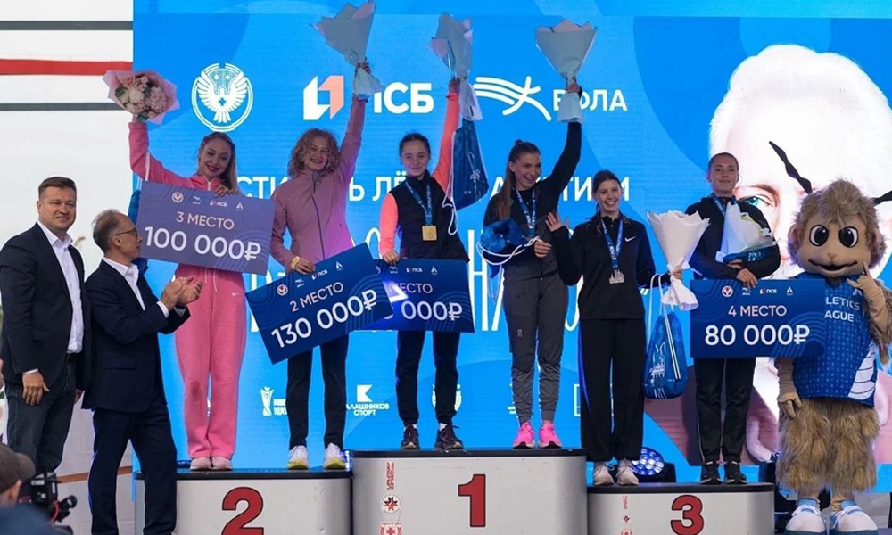 Омская спортсменка поднялась на вторую ступень пьедестала фестиваля Athletics league 