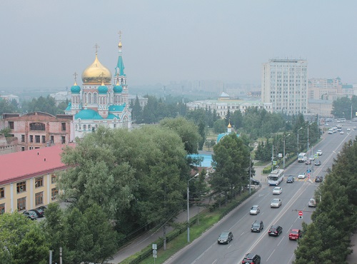 Смог в Омске продержится до выходных