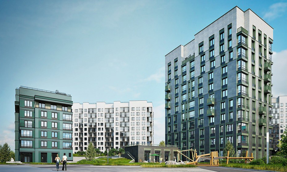 В Омске построят 13 корпусов в жилом квартале «Зелёная Река»