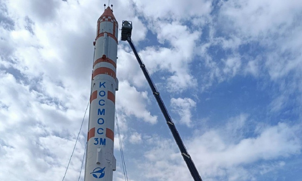 В Омске обновят ракету-памятник «Космос-3М»
