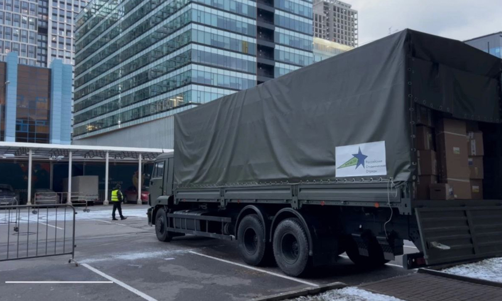 В Омске собрали тонну гуманитарной помощи для приграничных регионов