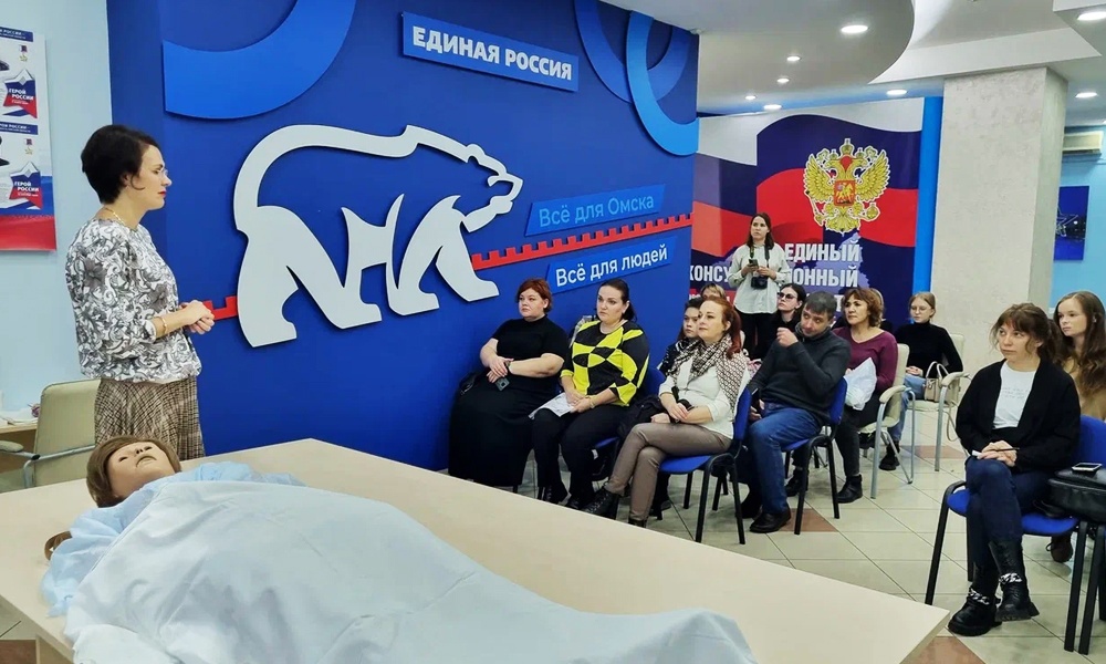 В омском Штабе общественной поддержки запустили бесплатные курсы по оказанию первой медицинской помощи