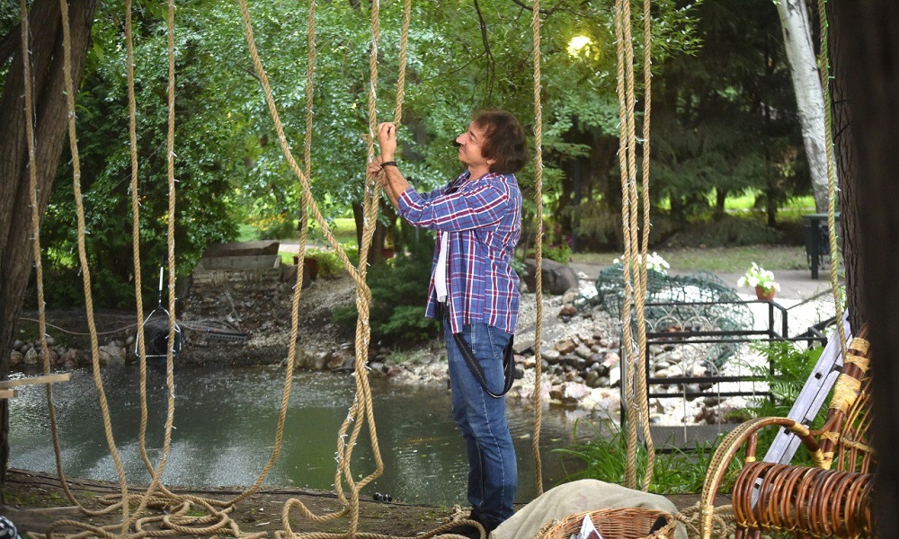 В омском дендросаду появился «Зелёный театр»