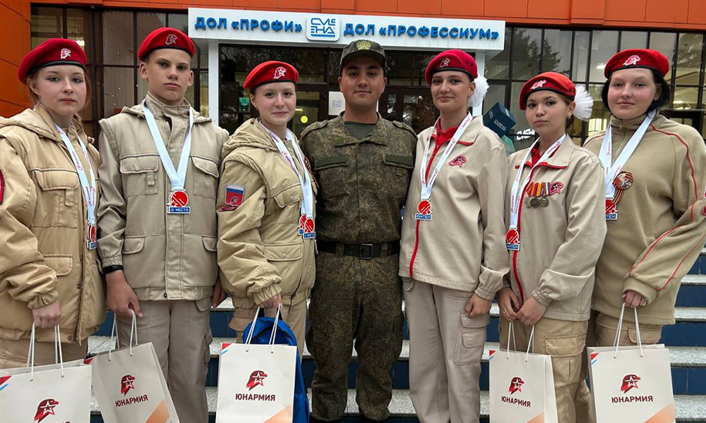 Омские юнармейцы представили регион на всероссийской смене «ЮНТЕХ»