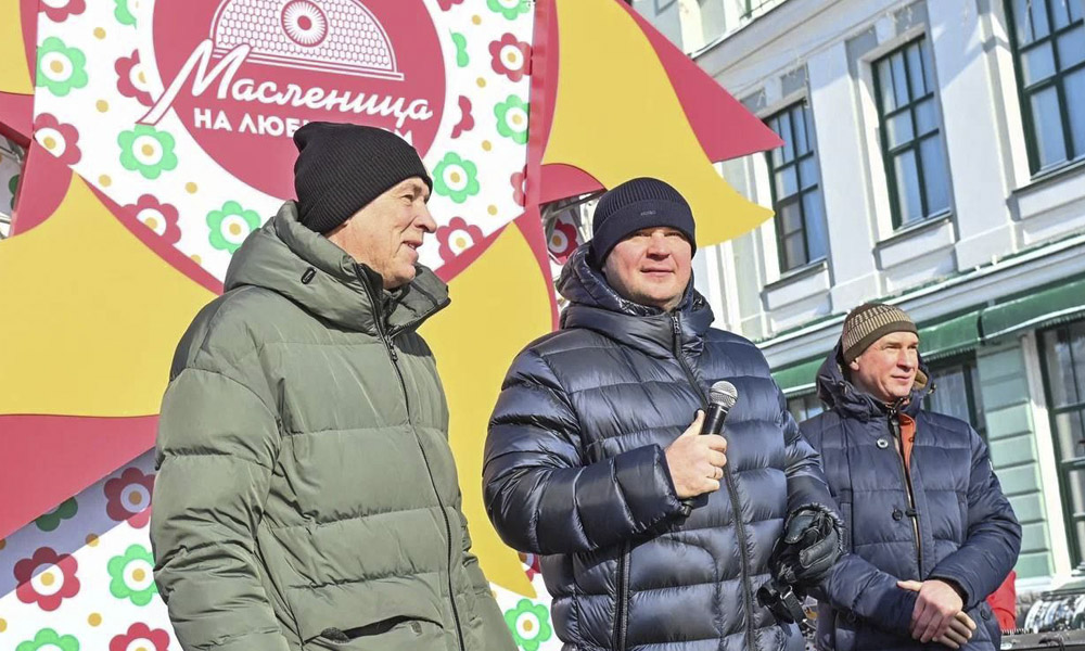 Виталий Хоценко принял участие в праздновании Широкой масленицы