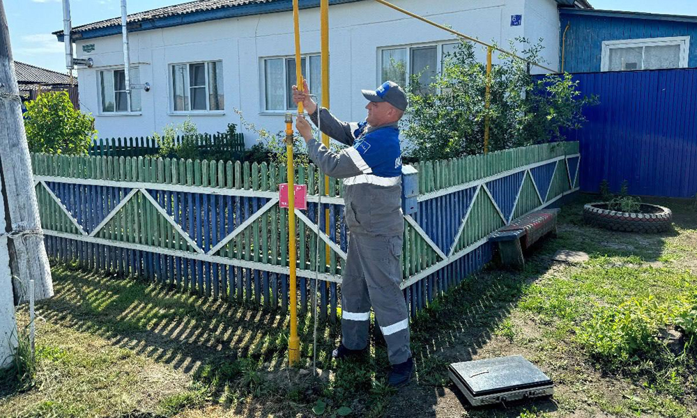 В Называевском районе ввели в эксплуатацию межпоселковый газопровод