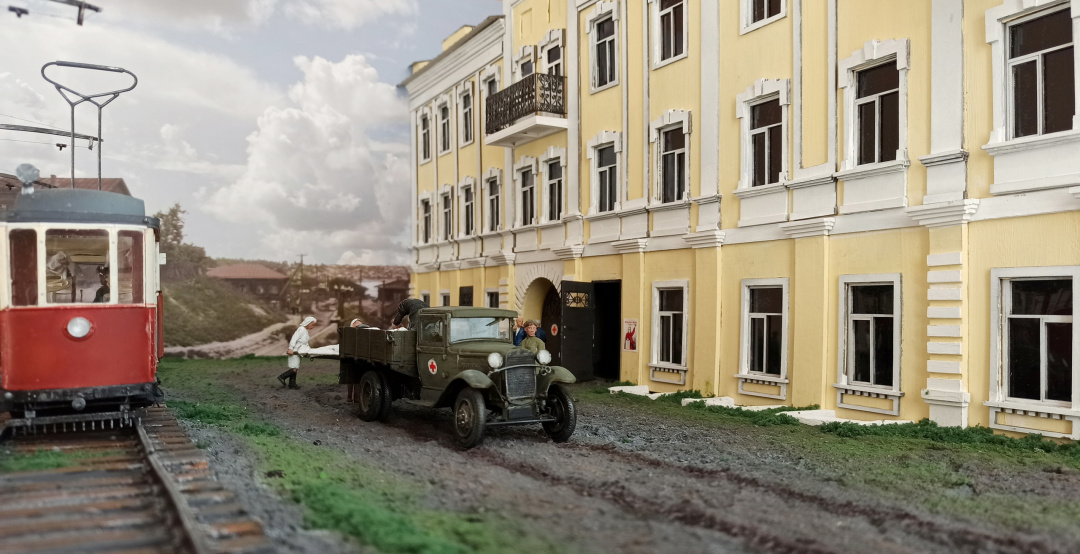  В Омске покажут военный госпиталь в миниатюре