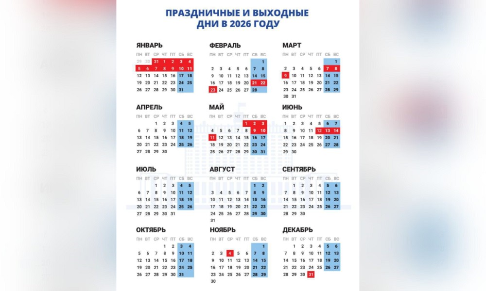 В Омской области новогодние каникулы продлятся 12 дней 