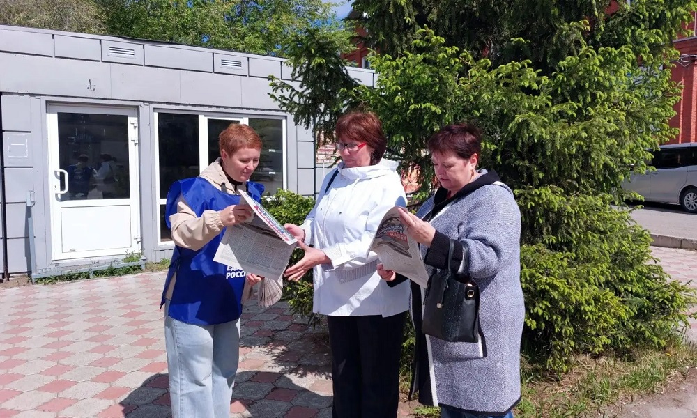 В Омской области завершается серия пикетов в поддержку предварительного голосования «Единой России»