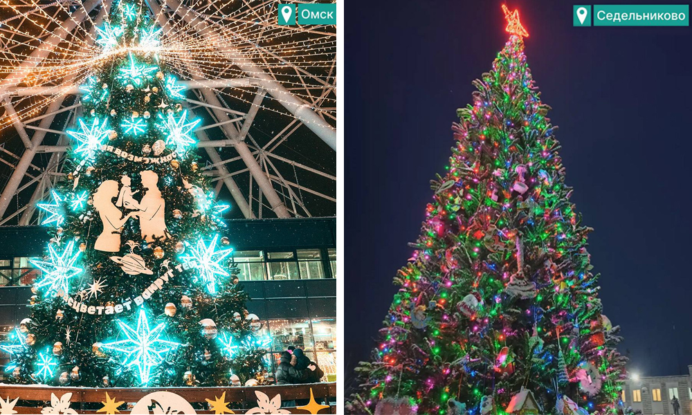 Омская область стала призёром Всероссийского конкурса «Ёлки России»