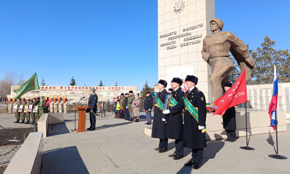 Исилькуль принял «Эстафету Победы»