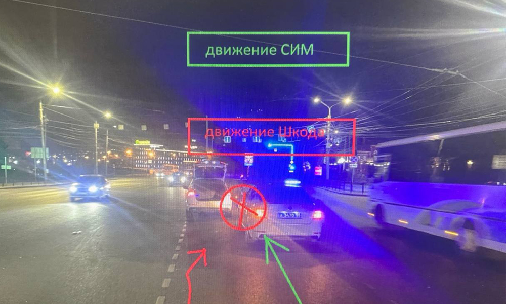 В Центральном округе Омска произошло ДТП с участием электросамоката
