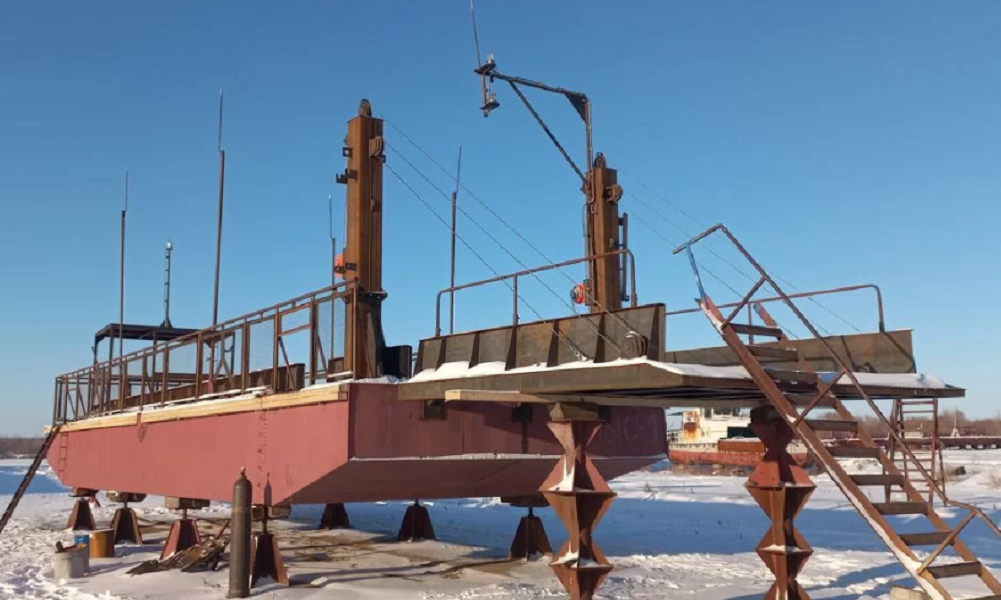 В Омске продают грузопассажирский аппарельный паром за 22 млн рублей