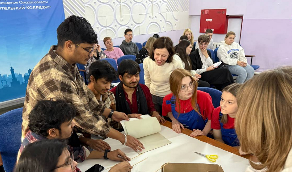В Омском строительном колледже организовали проект «Дружба без границ» 
