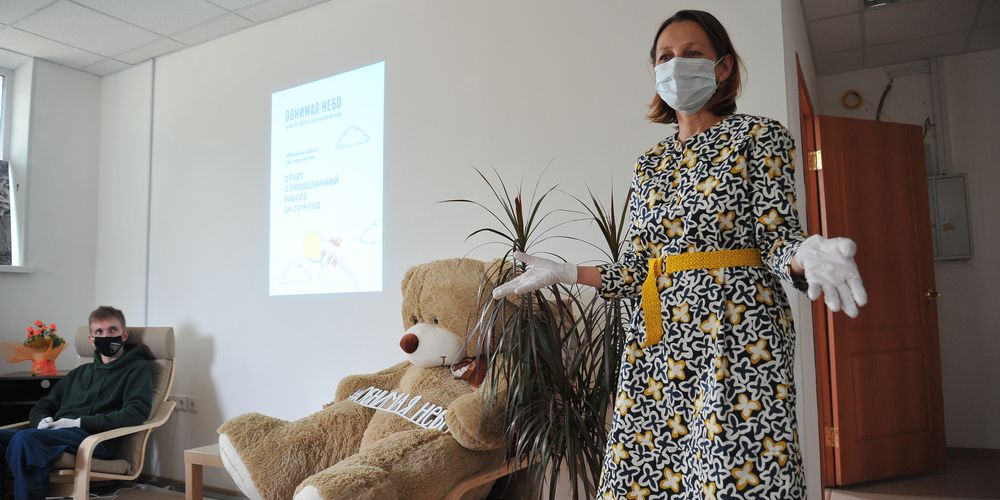 "Обнимая небо" открыли новый офис рядом с омским хосписом