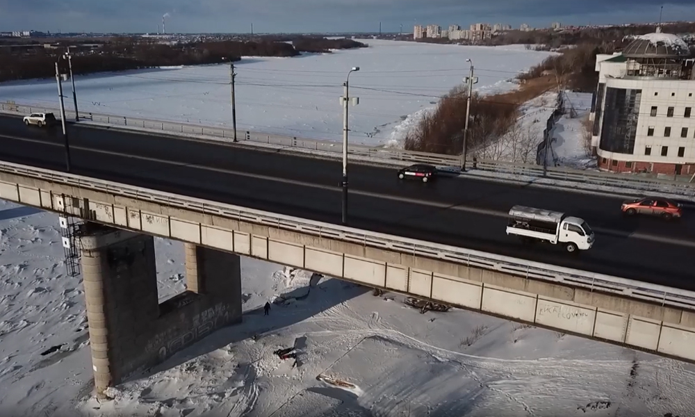 В Омске мост имени 60-летия ВЛКСМ закроется на большую реконструкцию