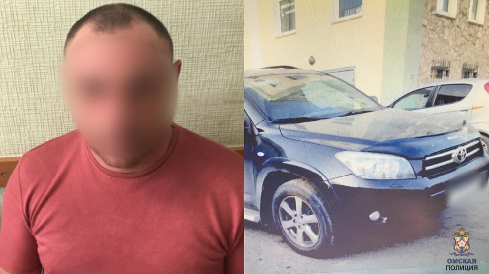 У омича на даче угнали внедорожник