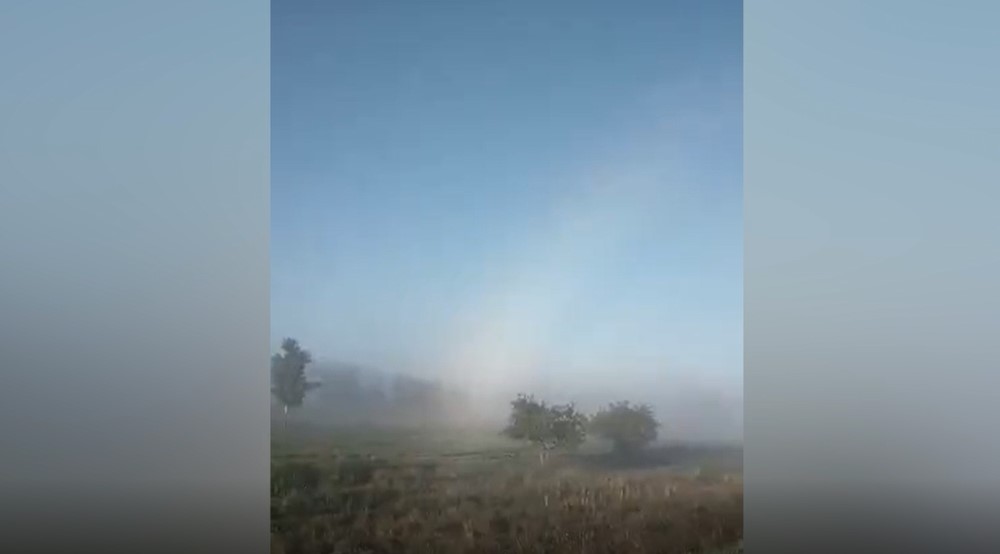 Омичка из Большеречья опубликовала видео необычного природного явления