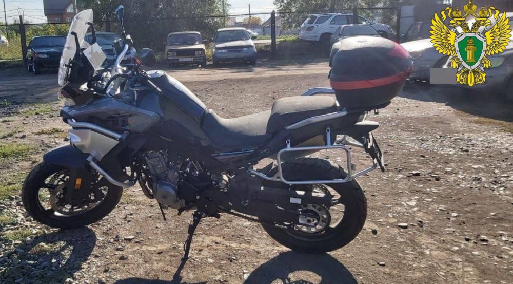 У омича конфисковали мотоцикл стоимостью 1 млн рублей