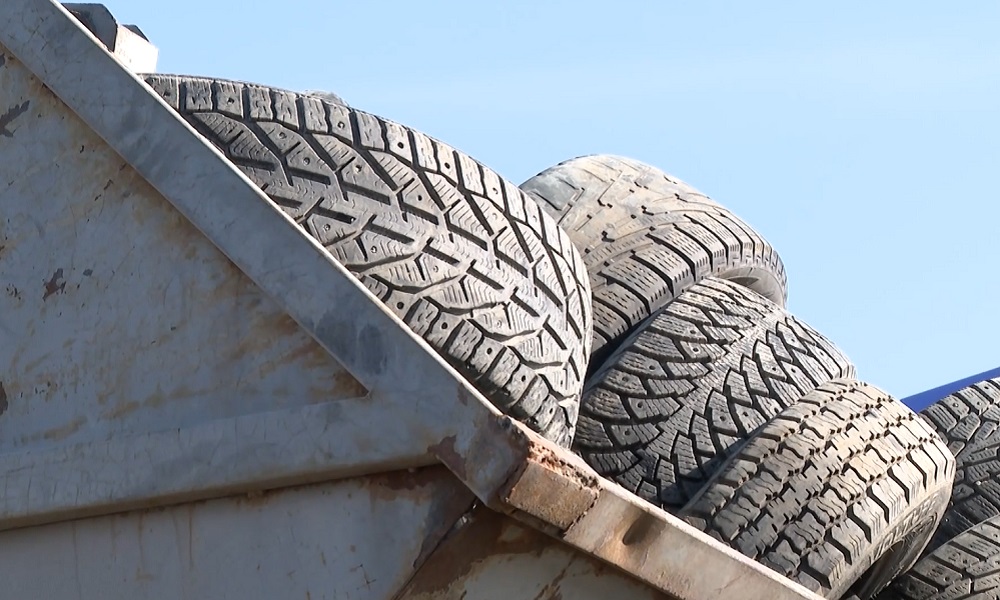 Омичи могут сдать шины на переработку 