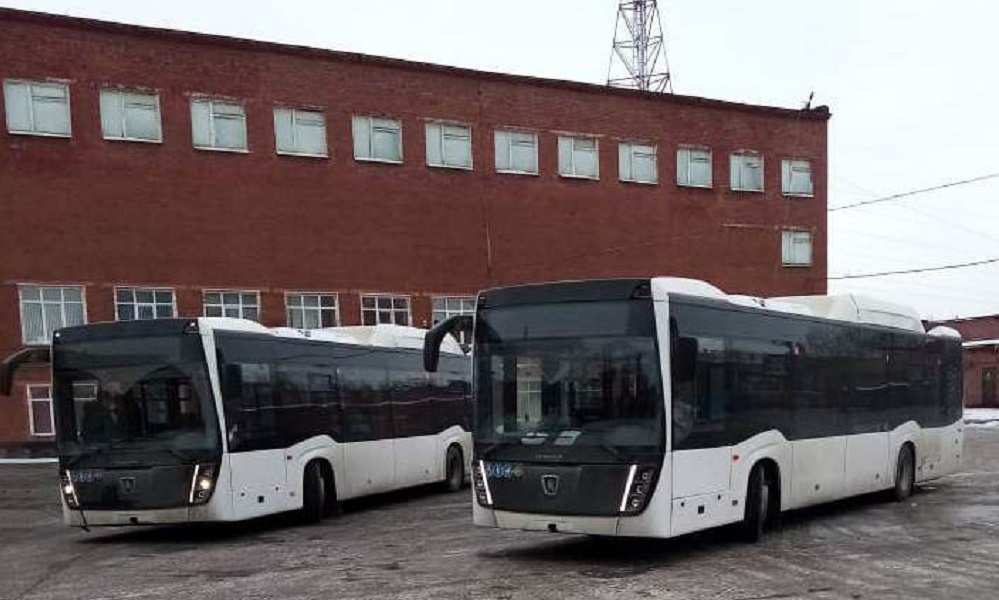 В Омск поставят ещё 11 современных автобусов НЕФАЗ