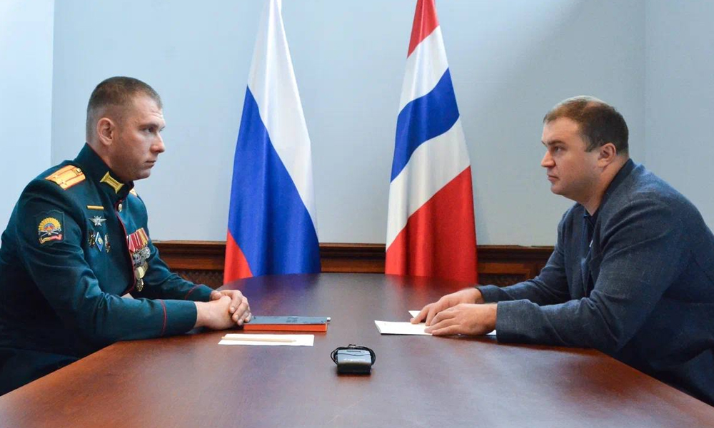 Виталий Хоценко встретился с участником проекта «Время Героев»