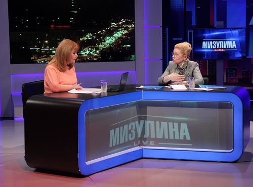 Елена Мизулина в эфире 12 канала ответила на вопросы омичей