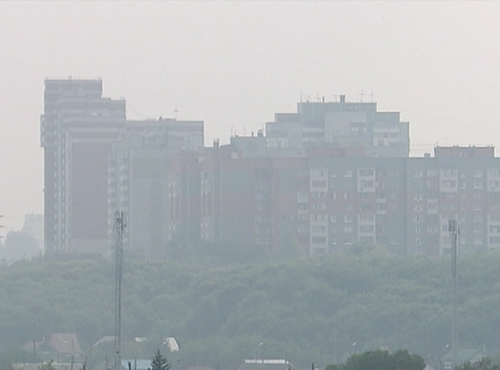 Смог от сибирских пожаров покинул Омск