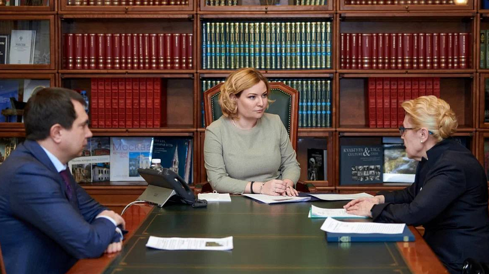 Министр культуры Ольга Любимова и сенатор РФ Елена Мизулина обсудили омские проекты