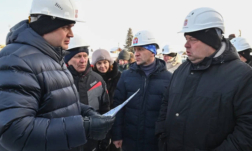 Виталий Хоценко проверил ход строительства школы в селе Одесское