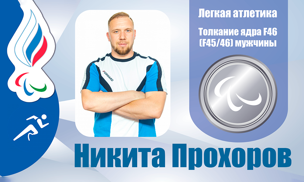 Омский легкоатлет Никита Прохоров завоевал серебро на Паралимпийских играх