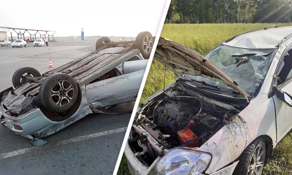 В Омской области произошли две жуткие аварии