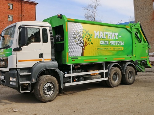 Омичи недовольны работой регоператора "Магнит"