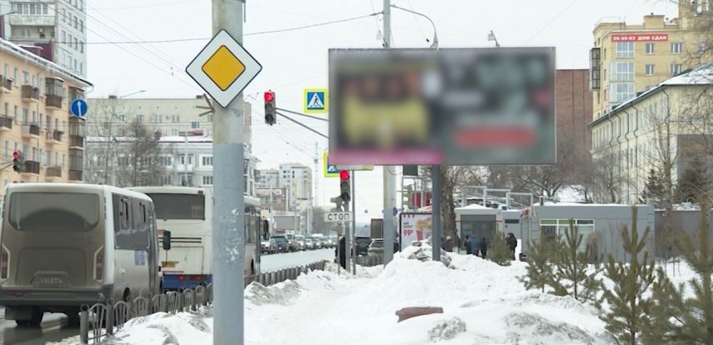 Омские улицы очистят от рекламы