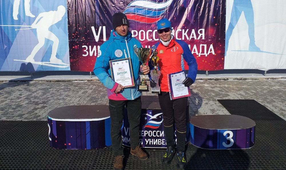 Омская биатлонистка завоевала две золотые медали на Всероссийской зимней универсиаде