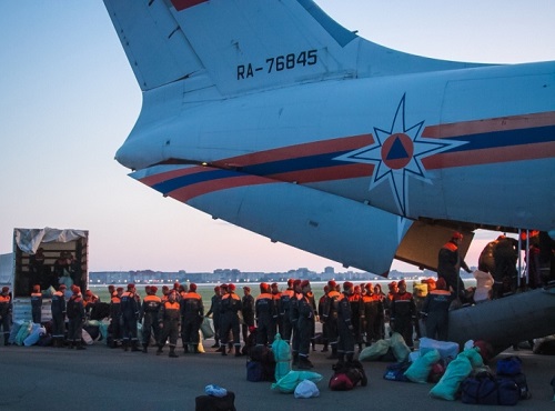 Омские спасатели помогли в тушении пожаров в Красноярском крае