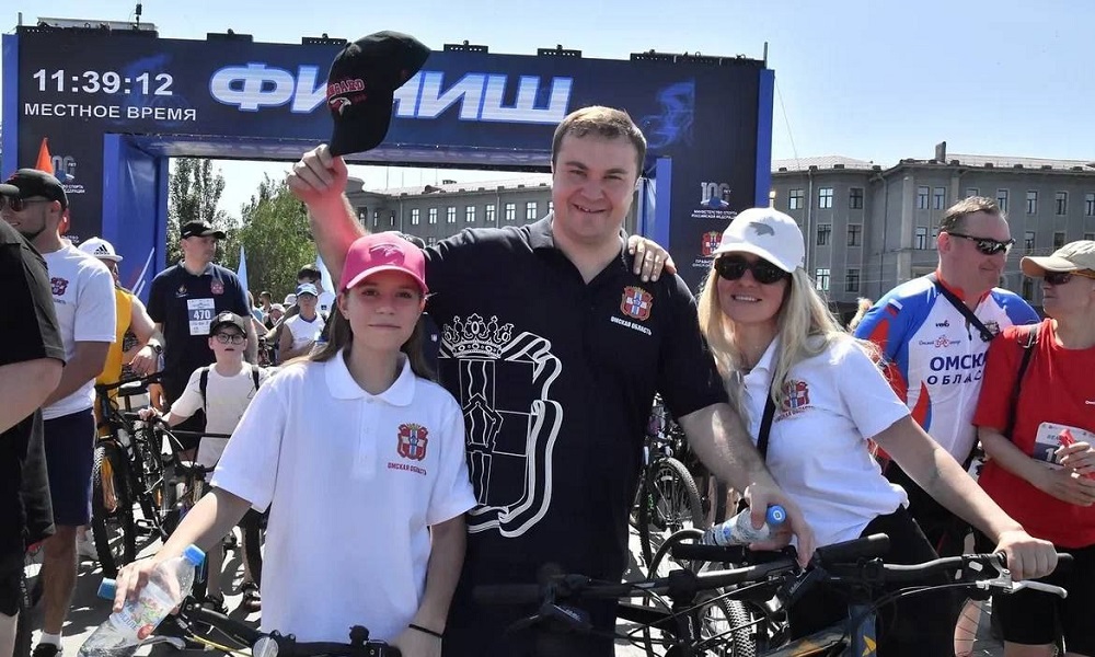 Виталий Хоценко вышел на старт «ВелоОмска-2023»