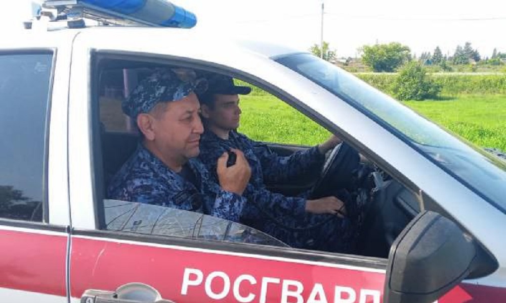 В Омске сотрудники Росгвардии предотвратили пожар в почтовом отделении