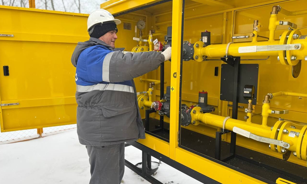 В селе Шипицыно подключили к газу первые домовладения