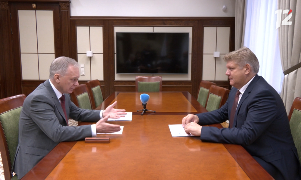 Анатолий Серышев провёл рабочую встречу с главой УФНС по Новосибирской области Геннадием Морозовым