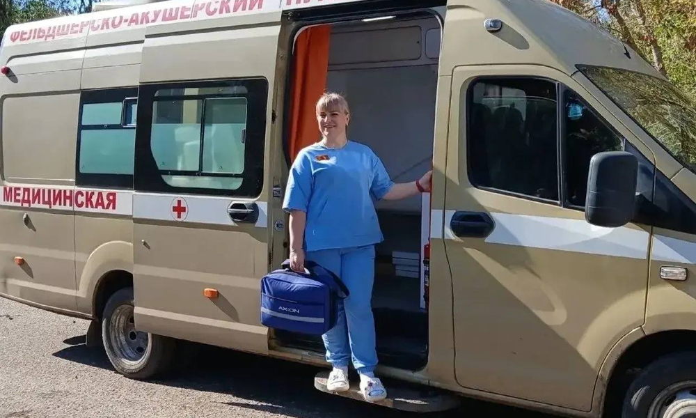 Мобильный ФАП обслуживает 11 деревень Калачинского района