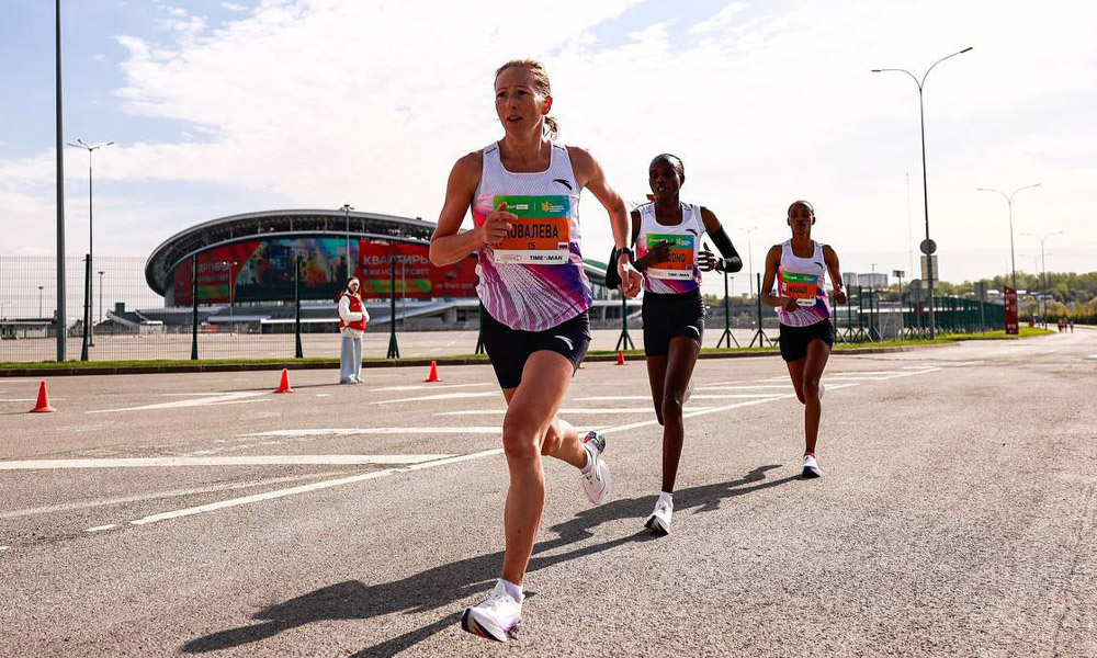 Омская бегунья Марина Ковалёва стала чемпионкой России по марафону