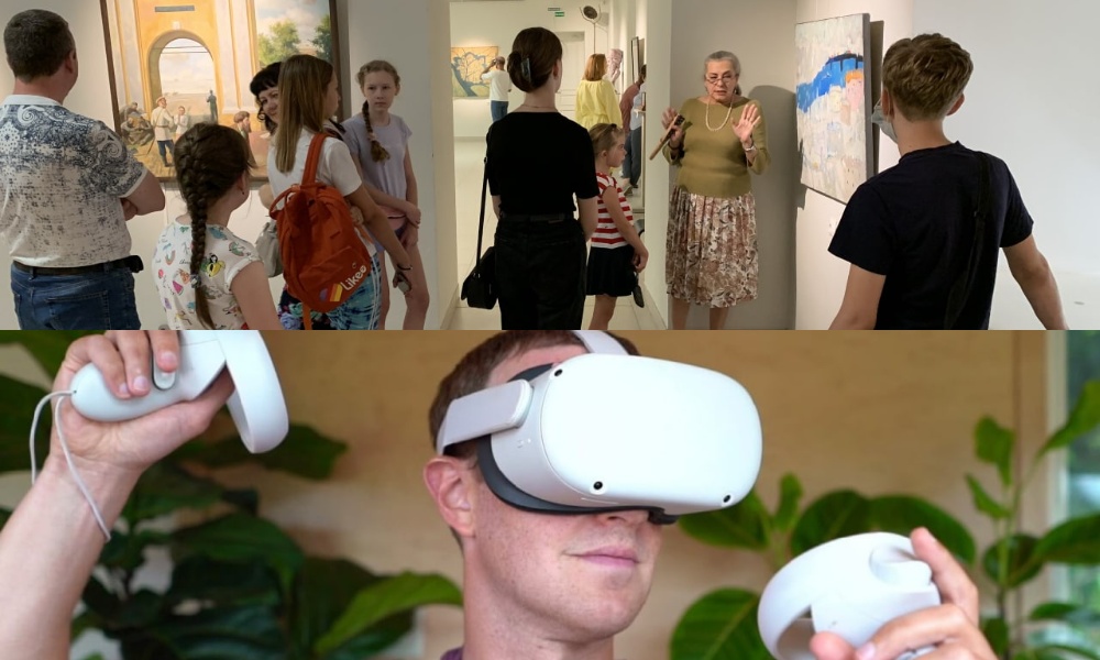 У юных омичей появилась возможность созерцать искусство в виртуальной реальности 