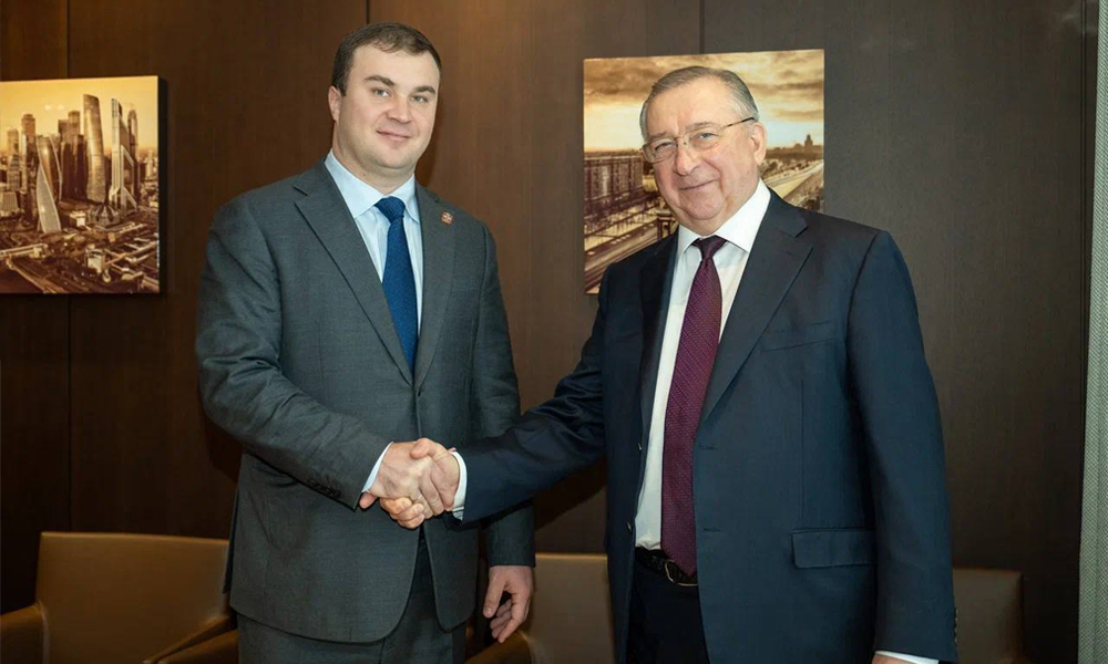 Виталий Хоценко провёл переговоры с руководителем «Транснефти» в Москве