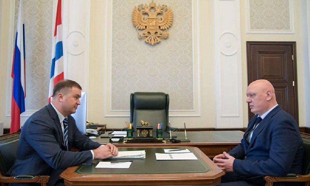 Виталий Хоценко и глава Росжелдора Алексей Дружинин обсудили создание на базе ОмГУПСа передовой инженерной школы