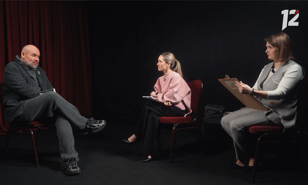 В звёздном проекте 12 канала  «Штрихи к портрету» новый цикл передач открывает Максим Аверин