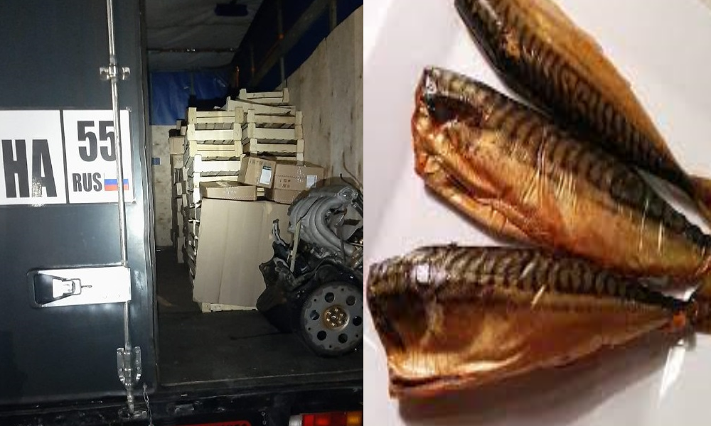 Гражданин Казахстана пытался вывезти из Омска контрафактную копчёную рыбу