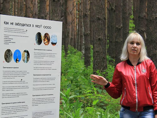 В Омской области на озере Ленёво открыли экологическую тропу для туристов