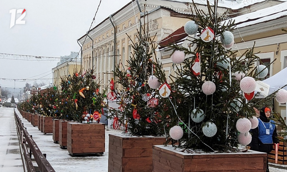 «Поезд дружбы» и тёплые варежки: как выглядит ёлка Омской области в Новогодней столице России